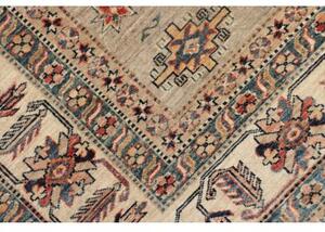 Tappeto Kazak Fine Stilizzato Beige Multicolore 247x346 Cm