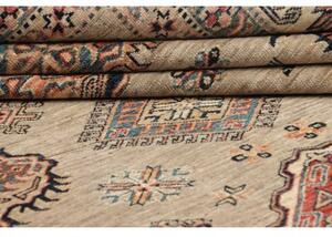 Tappeto Kazak Fine Stilizzato Beige Multicolore 247x346 Cm
