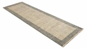 Tappeto Essenzia Geometrico Beige Grigio Scuro 77x191 Cm