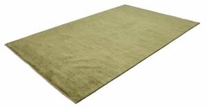 Tappeto Essenzia Tinta Unita Verde Oliva Marrone Chiaro 169x240 Cm