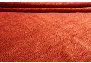 Tappeto Essenzia Tinta Unita Rosso Mattone Arancione Bruciato 170x244 Cm