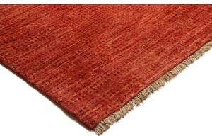 Tappeto Essenzia Tinta Unita Rosso Mattone Arancione Bruciato 170x244 Cm