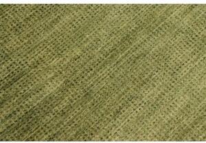 Tappeto Essenzia Tinta Unita Verde Oliva Marrone Chiaro 169x240 Cm