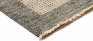 Tappeto Essenzia Geometrico Beige Grigio Scuro 77x191 Cm