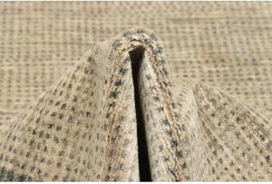 Tappeto Essenzia Geometrico Beige Grigio Scuro 77x191 Cm