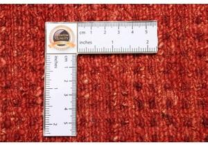 Tappeto Essenzia Tinta Unita Rosso Mattone Arancione Bruciato 170x244 Cm
