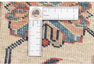 Tappeto Kazak Fine Stilizzato Beige Multicolore 247x346 Cm