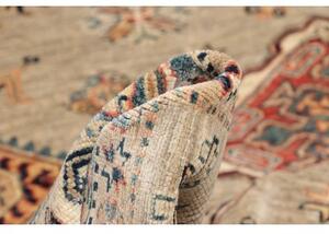 Tappeto Kazak Fine Stilizzato Beige Multicolore 247x346 Cm
