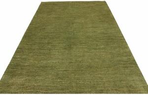 Tappeto Essenzia Tinta Unita Verde Oliva Marrone Chiaro 169x240 Cm