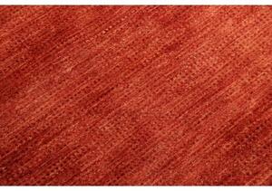 Tappeto Essenzia Tinta Unita Rosso Mattone Arancione Bruciato 170x244 Cm