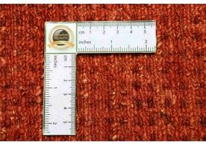 Tappeto Essenzia Tinta Unita Rosso Mattone Arancione Bruciato 170x244 Cm