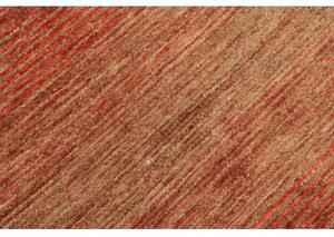 Tappeto Essenzia Tinta Unita Ruggine Marrone 80x196 Cm