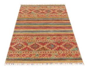 Tappeto Samarkand Stilizzato Ocra Magenta 101x161 Cm