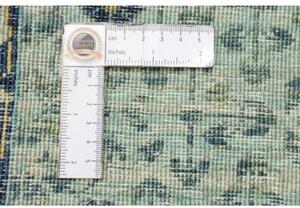 Tappeto Kairo Medaglione Verde Petrolio Ocra 207x294 Cm