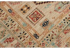 Tappeto Kazak Fine Geometrico Beige Multicolore 203x303 Cm