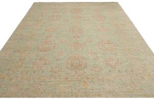 Tappeto Floralia Stilizzato Verde Salvia Beige 249x334 Cm