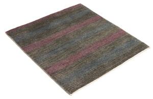Tappeto Cromopura Geometrico Grigio Scuro Blu Petrolio Quadrato 77x85 Cm