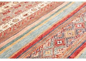 Tappeto Samarkand Geometrico Rosso Mattone Beige 164x239 Cm