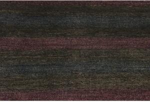 Tappeto Cromopura Geometrico Grigio Scuro Blu Petrolio Quadrato 77x85 Cm