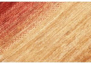 Tappeto Essenzia Geometrico Becco Di Mattone Giallo Sabbia Corsia 76x250 Cm