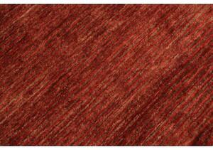 Tappeto Essenzia Tinta Unita Ruggine Rosso Scuro 167x241 Cm