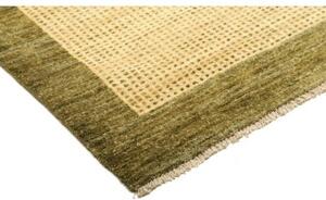 Tappeto Essenzia Geometrico Verde Oliva Avorio Corsia 75x202 Cm