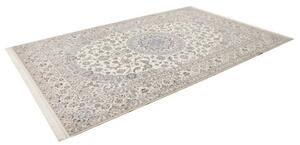 Tappeto Nain 6la Medaglione Floreale Avorio Blu 213x325 Cm