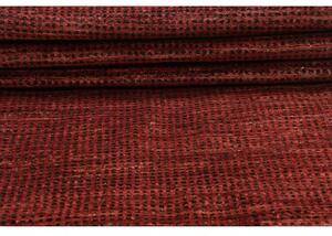 Tappeto Essenzia Geometrico Rosso Mattone Borgogna Corsia 79x302 Cm