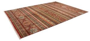 Tappeto Samarkand Geometrico Rosso Azzurro 250x344 Cm