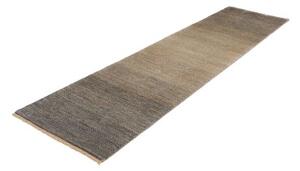 Tappeto Essenzia Tinta Unita Grigio Tortora Beige Corsia 77x309 Cm