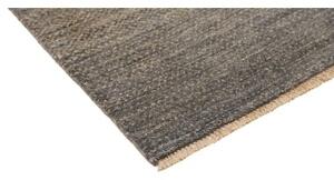 Tappeto Essenzia Tinta Unita Grigio Tortora Beige Corsia 77x309 Cm