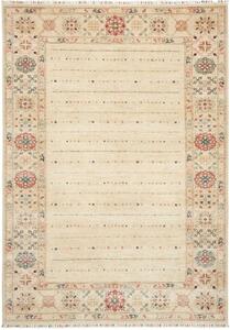 Tappeto Istintia Geometrico Avorio Rosso 203x290 Cm