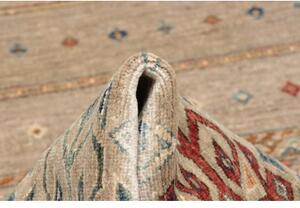 Tappeto Istintia Geometrico Beige Rosso Corsia 79x294 Cm