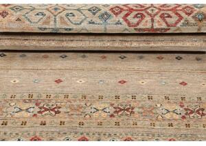 Tappeto Istintia Geometrico Beige Rosso Corsia 79x294 Cm