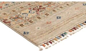 Tappeto Istintia Geometrico Beige Rosso Corsia 79x294 Cm