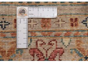 Tappeto Istintia Geometrico Beige Rosso Corsia 79x294 Cm