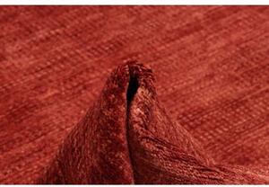 Tappeto Essenzia Tinta Unita Rosso Bordeaux 170x245 Cm