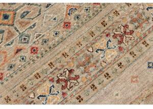 Tappeto Istintia Geometrico Beige Rosso Corsia 79x294 Cm