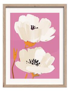 Dipinto stampato con cornice inclusa 30x40 cm Peony Bloom – Styler