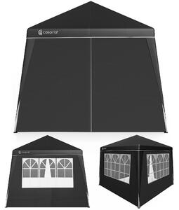 CASARIA® Gazebo Pop-up 3x3m Padiglione Incl 4x Pannelli Laterali Colori a Scelta Protezione UV50+ Borsa Pieghevole Tenda Festa Eventi Esterno Giardino