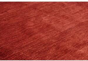 Tappeto Essenzia Tinta Unita Rosso Bordeaux 170x245 Cm