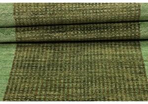 Tappeto Essenzia Geometrico Verde Verde Oliva Corsia 75x258 Cm