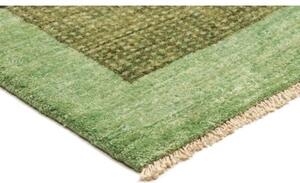 Tappeto Essenzia Geometrico Verde Verde Oliva Corsia 75x258 Cm