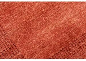 Tappeto Essenzia Tinta Unita Ruggine Terracotta Corsia 78x203 Cm