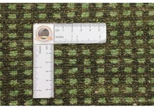 Tappeto Essenzia Geometrico Verde Verde Oliva Corsia 75x258 Cm