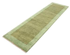 Tappeto Essenzia Geometrico Verde Verde Oliva Corsia 75x258 Cm