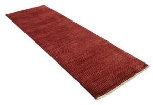 Tappeto Essenzia Geometrico Rosso Mattone Bordeaux Corsia 80x252 Cm