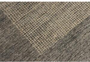 Tappeto Essenzia Geometrico Grigio Scuro Beige 156x199 Cm