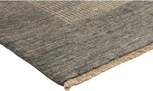 Tappeto Essenzia Geometrico Grigio Scuro Beige 156x199 Cm