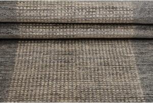 Tappeto Essenzia Geometrico Grigio Avorio Corsia 79x206 Cm